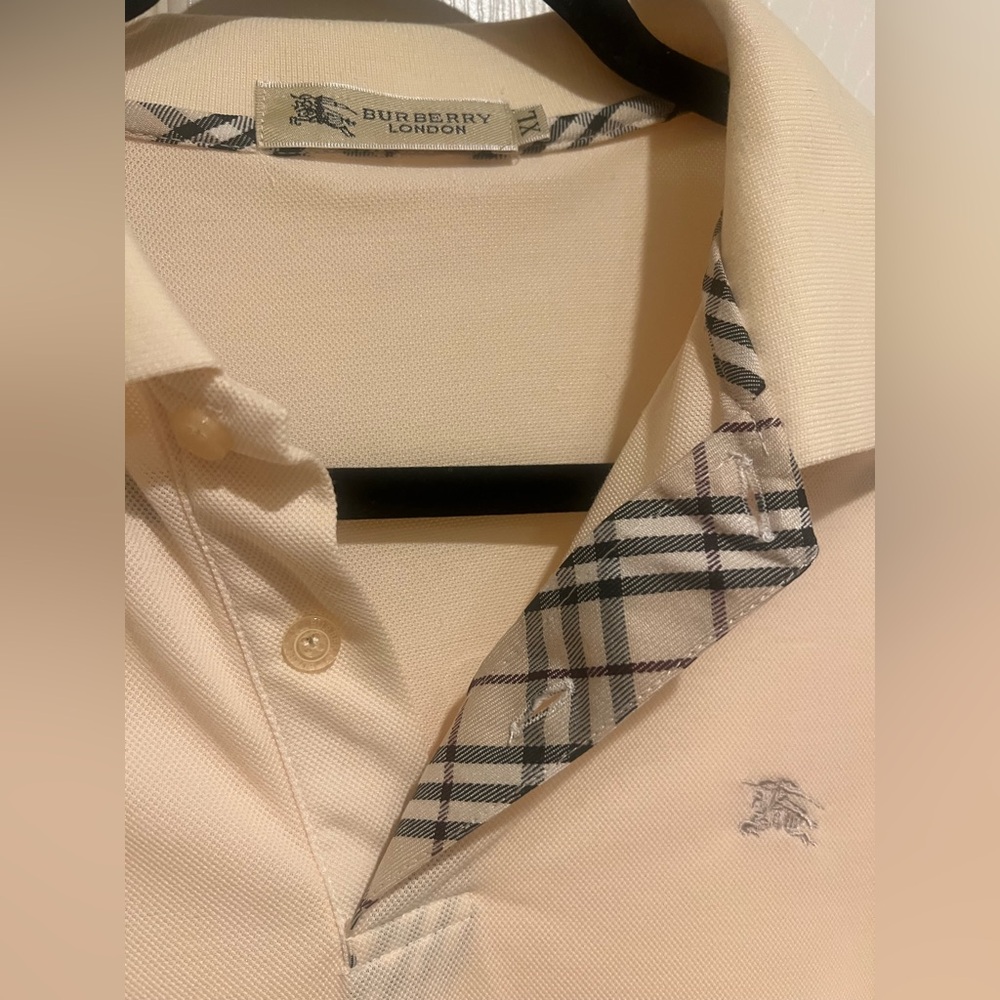 Burberry Beige Polo Shirt for Men - Picture 2 of 10